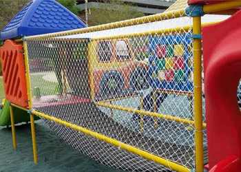 Redes de proteção para playground e brinquedos infantis